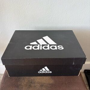 adidas Black and White Logo Shoe Box
